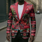 Afro-Trinidadian and Tobagonian Christmas Blazer This Scarlet Ibis Needs A Beach Retreat