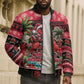 Afro-Trinidadian and Tobagonian Christmas Bomber Puffer Jacket This Scarlet Ibis Needs A Beach Retreat