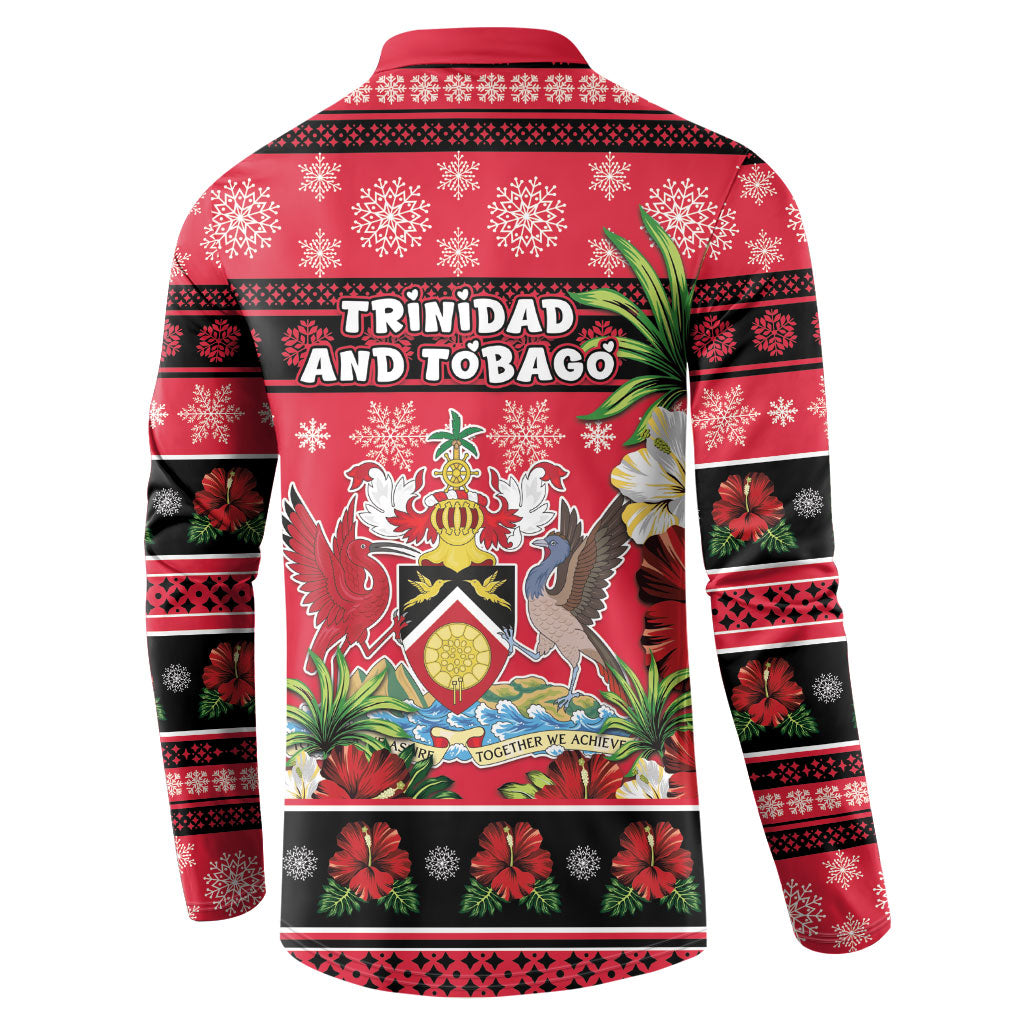 Afro-Trinidadian and Tobagonian Christmas Button Sweatshirt This Scarlet Ibis Needs A Beach Retreat