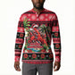 Afro-Trinidadian and Tobagonian Christmas Button Sweatshirt This Scarlet Ibis Needs A Beach Retreat