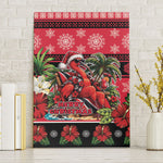 Afro-Trinidadian and Tobagonian Christmas Canvas Wall Art This Scarlet Ibis Needs A Beach Retreat