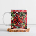 Afro-Trinidadian and Tobagonian Christmas Ceramic Mug This Scarlet Ibis Needs A Beach Retreat
