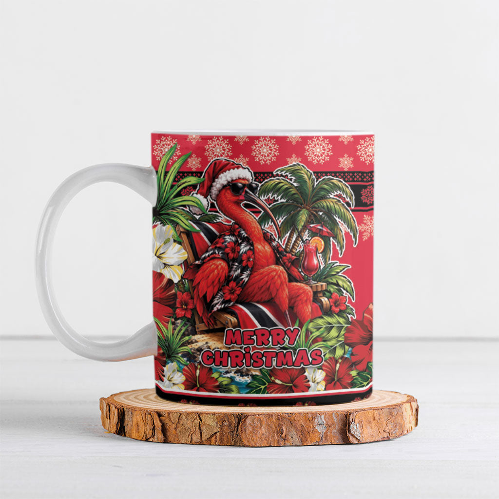 Afro-Trinidadian and Tobagonian Christmas Ceramic Mug This Scarlet Ibis Needs A Beach Retreat