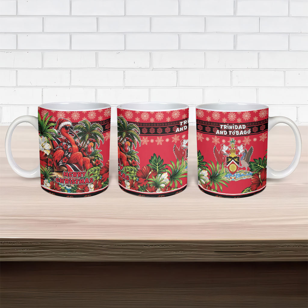 Afro-Trinidadian and Tobagonian Christmas Ceramic Mug This Scarlet Ibis Needs A Beach Retreat