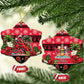 Afro-Trinidadian and Tobagonian Christmas Ceramic Ornament This Scarlet Ibis Needs A Beach Retreat