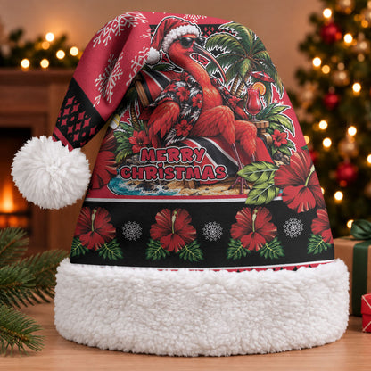 Afro-Trinidadian and Tobagonian Christmas Santa Hat This Scarlet Ibis Needs A Beach Retreat