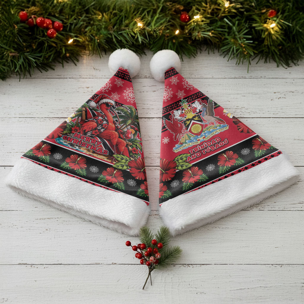 Afro-Trinidadian and Tobagonian Christmas Santa Hat This Scarlet Ibis Needs A Beach Retreat