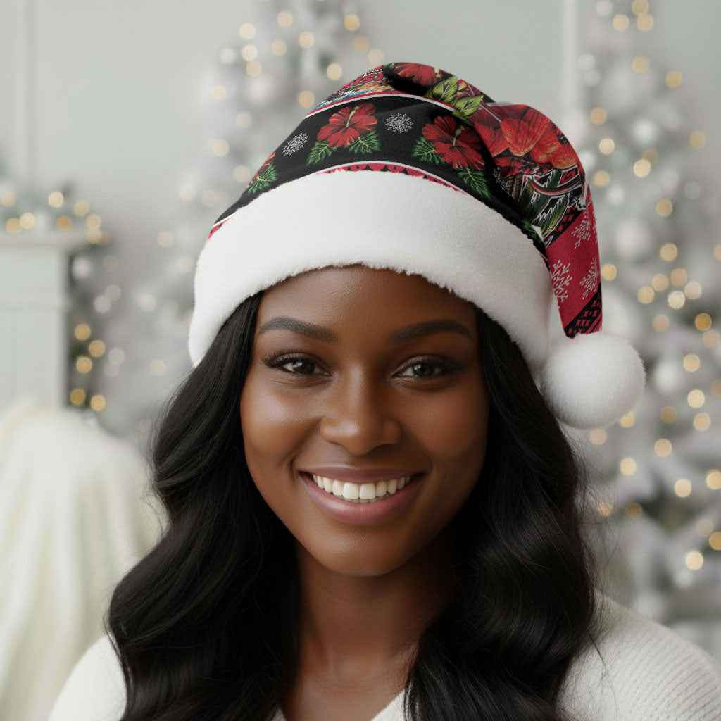 Afro-Trinidadian and Tobagonian Christmas Santa Hat This Scarlet Ibis Needs A Beach Retreat