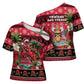 Afro-Trinidadian and Tobagonian Christmas Cross Shoulder Shirt This Scarlet Ibis Needs A Beach Retreat