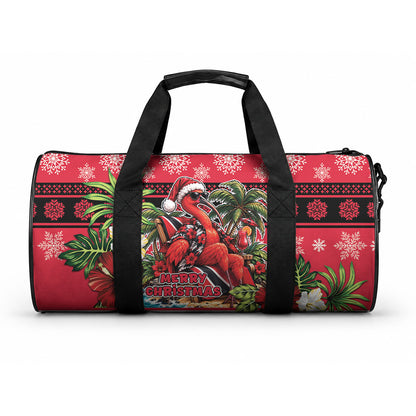 Afro-Trinidadian and Tobagonian Christmas Duffle Bag This Scarlet Ibis Needs A Beach Retreat