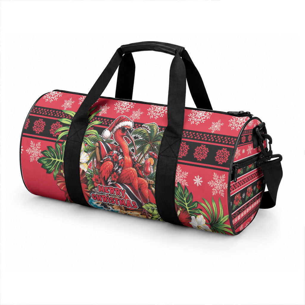 Afro-Trinidadian and Tobagonian Christmas Duffle Bag This Scarlet Ibis Needs A Beach Retreat