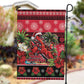 Afro-Trinidadian and Tobagonian Christmas Garden Flag This Scarlet Ibis Needs A Beach Retreat