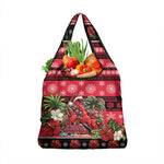 Afro-Trinidadian and Tobagonian Christmas Grocery Bag This Scarlet Ibis Needs A Beach Retreat