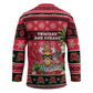 Afro-Trinidadian and Tobagonian Christmas Hockey Jersey This Scarlet Ibis Needs A Beach Retreat