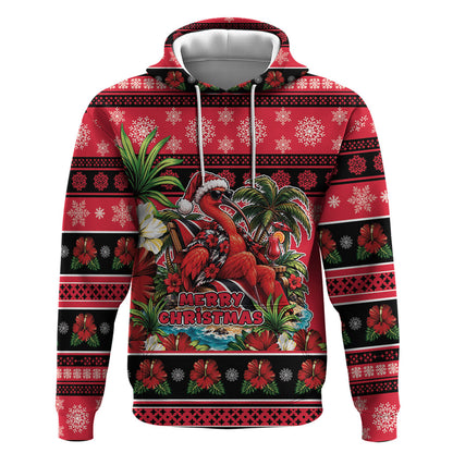 Afro-Trinidadian and Tobagonian Christmas Hoodie This Scarlet Ibis Needs A Beach Retreat