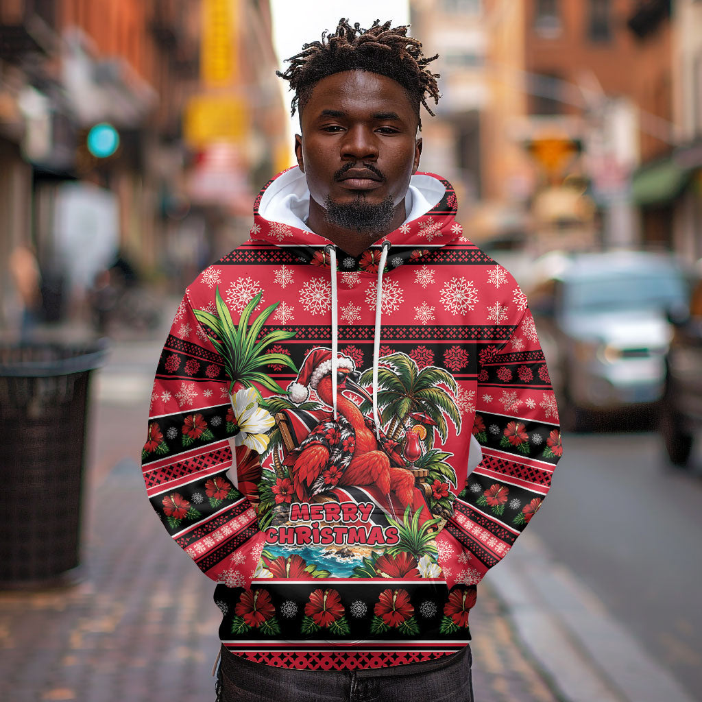 Afro-Trinidadian and Tobagonian Christmas Hoodie This Scarlet Ibis Needs A Beach Retreat