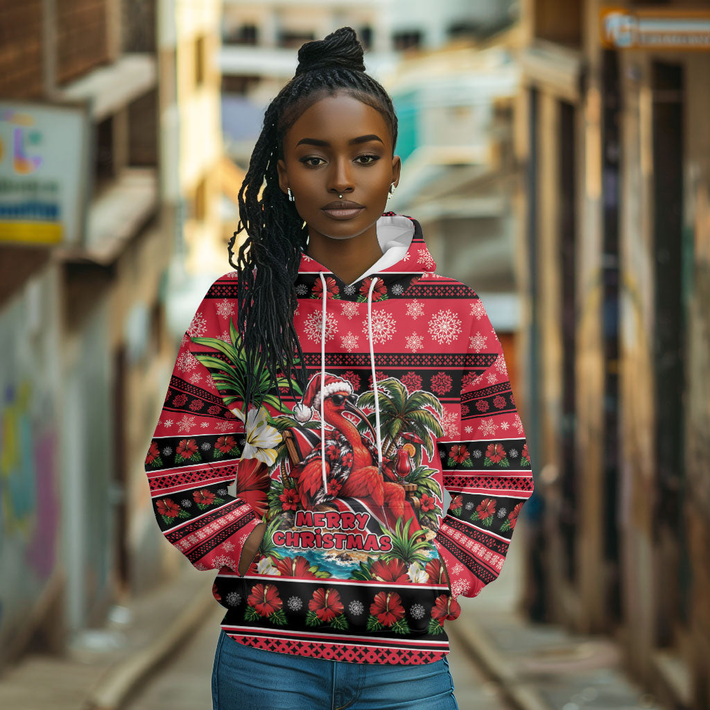 Afro-Trinidadian and Tobagonian Christmas Hoodie This Scarlet Ibis Needs A Beach Retreat