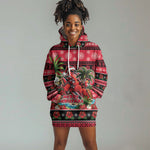 Afro-Trinidadian and Tobagonian Christmas Hoodie Dress This Scarlet Ibis Needs A Beach Retreat