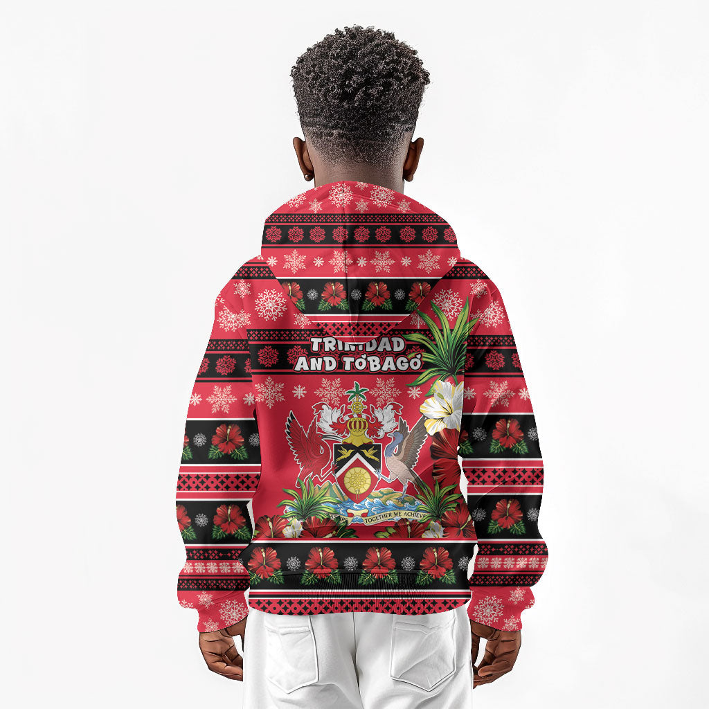Afro-Trinidadian and Tobagonian Christmas Kid Hoodie This Scarlet Ibis Needs A Beach Retreat