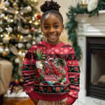 Afro-Trinidadian and Tobagonian Christmas Kid Ugly Christmas Sweater This Scarlet Ibis Needs A Beach Retreat