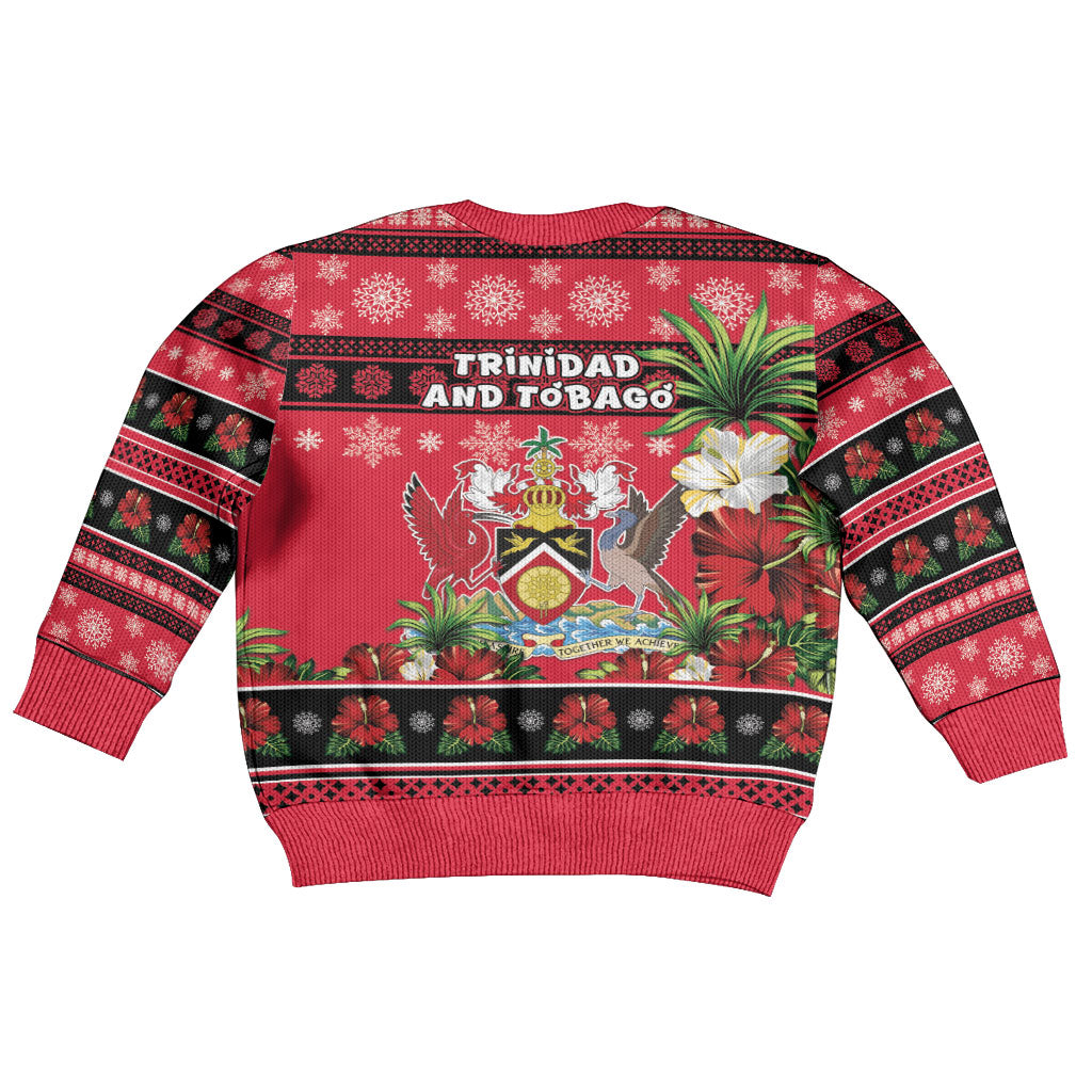 Afro-Trinidadian and Tobagonian Christmas Kid Ugly Christmas Sweater This Scarlet Ibis Needs A Beach Retreat