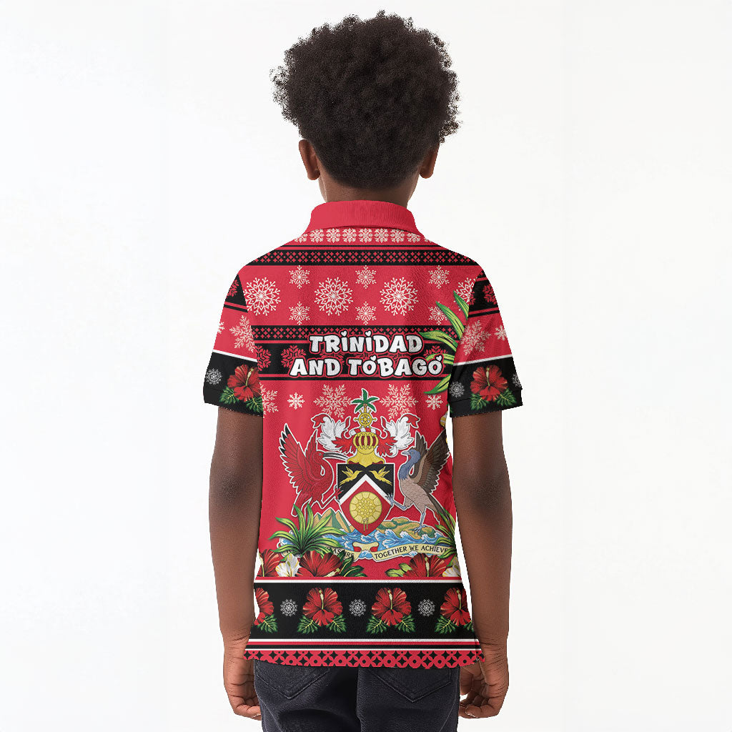 Afro-Trinidadian and Tobagonian Christmas Kid Polo Shirt This Scarlet Ibis Needs A Beach Retreat