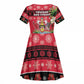 Afro-Trinidadian and Tobagonian Christmas Kid Short Sleeve Dress This Scarlet Ibis Needs A Beach Retreat