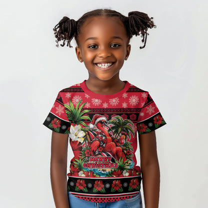 Afro-Trinidadian and Tobagonian Christmas Kid T shirt This Scarlet Ibis Needs A Beach Retreat