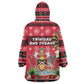 Afro-Trinidadian and Tobagonian Christmas Kid Wearable Blanket Hoodie This Scarlet Ibis Needs A Beach Retreat