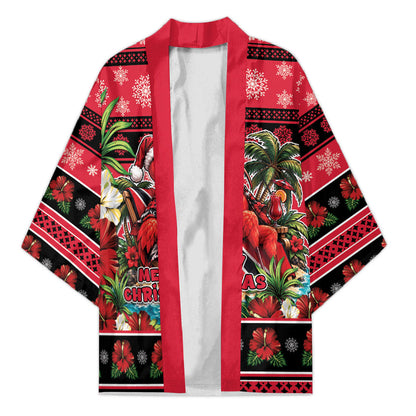 Afro-Trinidadian and Tobagonian Christmas Kimono This Scarlet Ibis Needs A Beach Retreat