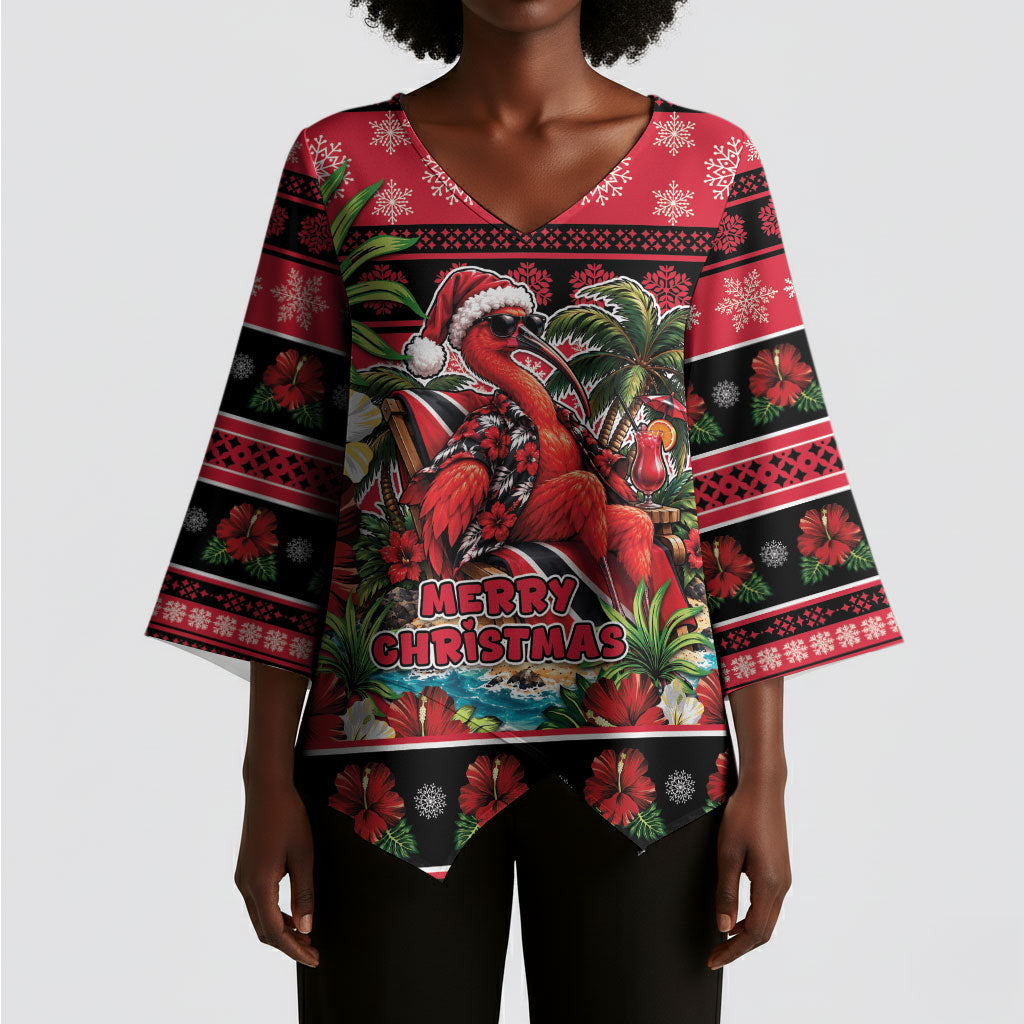 Afro-Trinidadian and Tobagonian Christmas Kimono Sleeve Blouse This Scarlet Ibis Needs A Beach Retreat