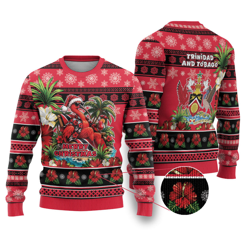 Afro-Trinidadian and Tobagonian Christmas Ugly Christmas Sweater This Scarlet Ibis Needs A Beach Retreat