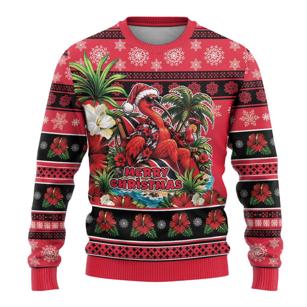 Afro-Trinidadian and Tobagonian Christmas Ugly Christmas Sweater This Scarlet Ibis Needs A Beach Retreat