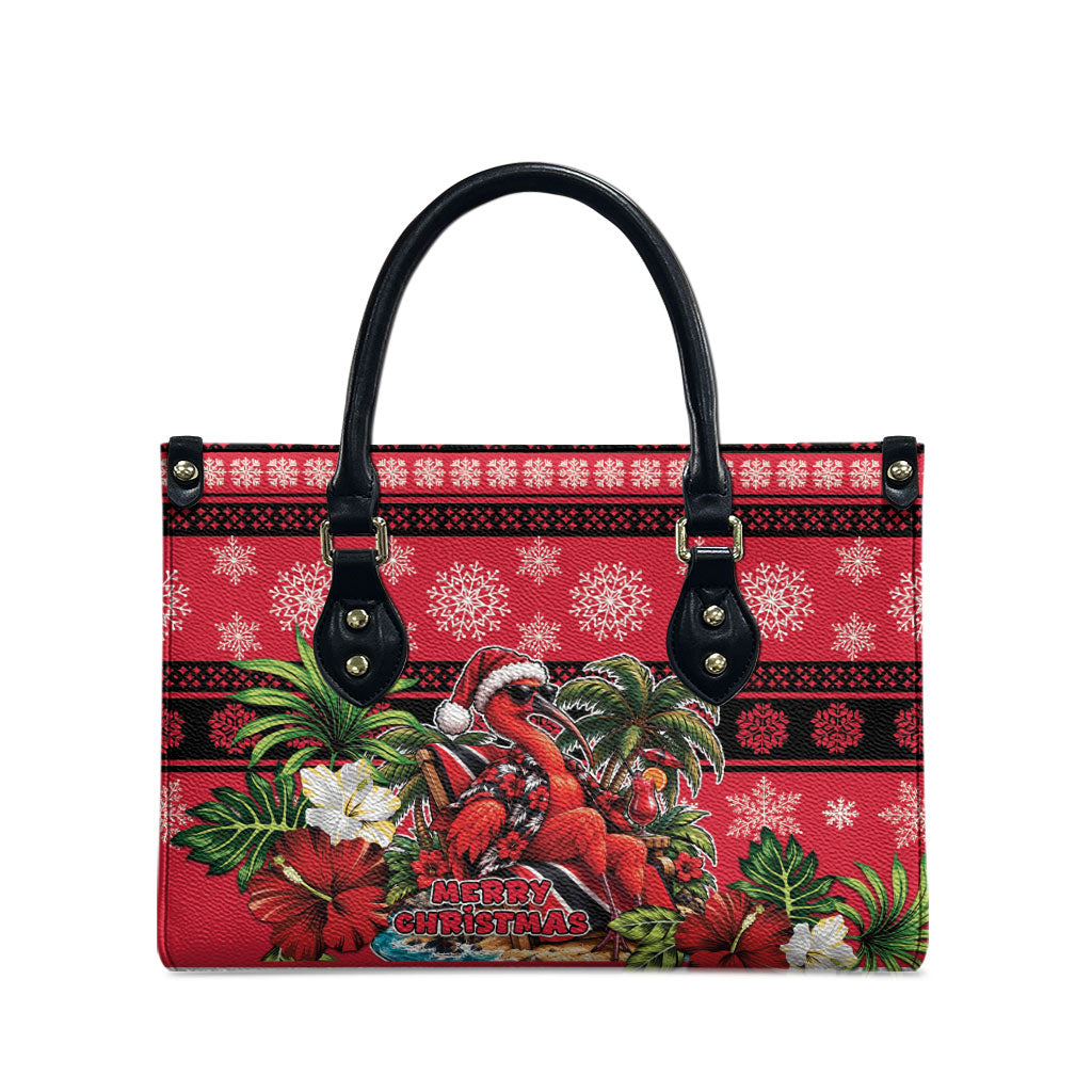 Afro-Trinidadian and Tobagonian Christmas Leather Bag This Scarlet Ibis Needs A Beach Retreat