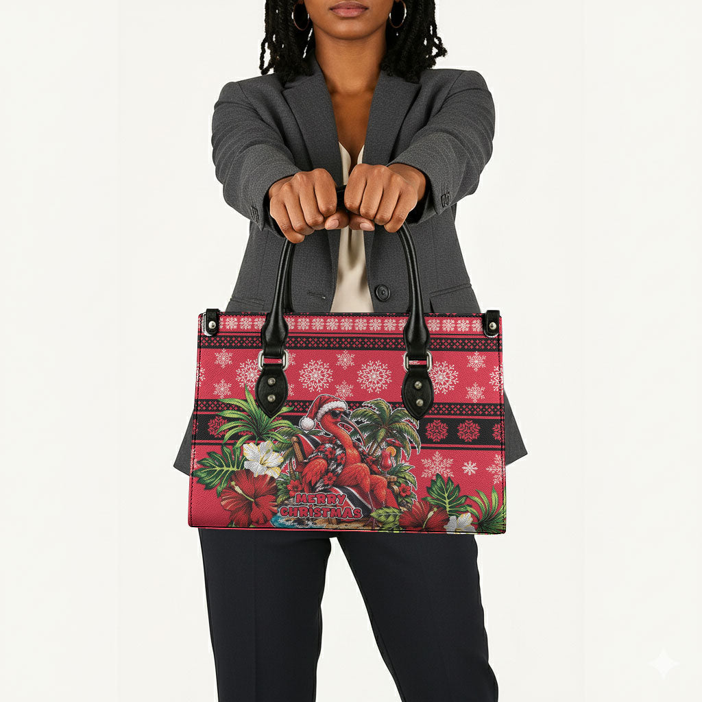 Afro-Trinidadian and Tobagonian Christmas Leather Bag This Scarlet Ibis Needs A Beach Retreat