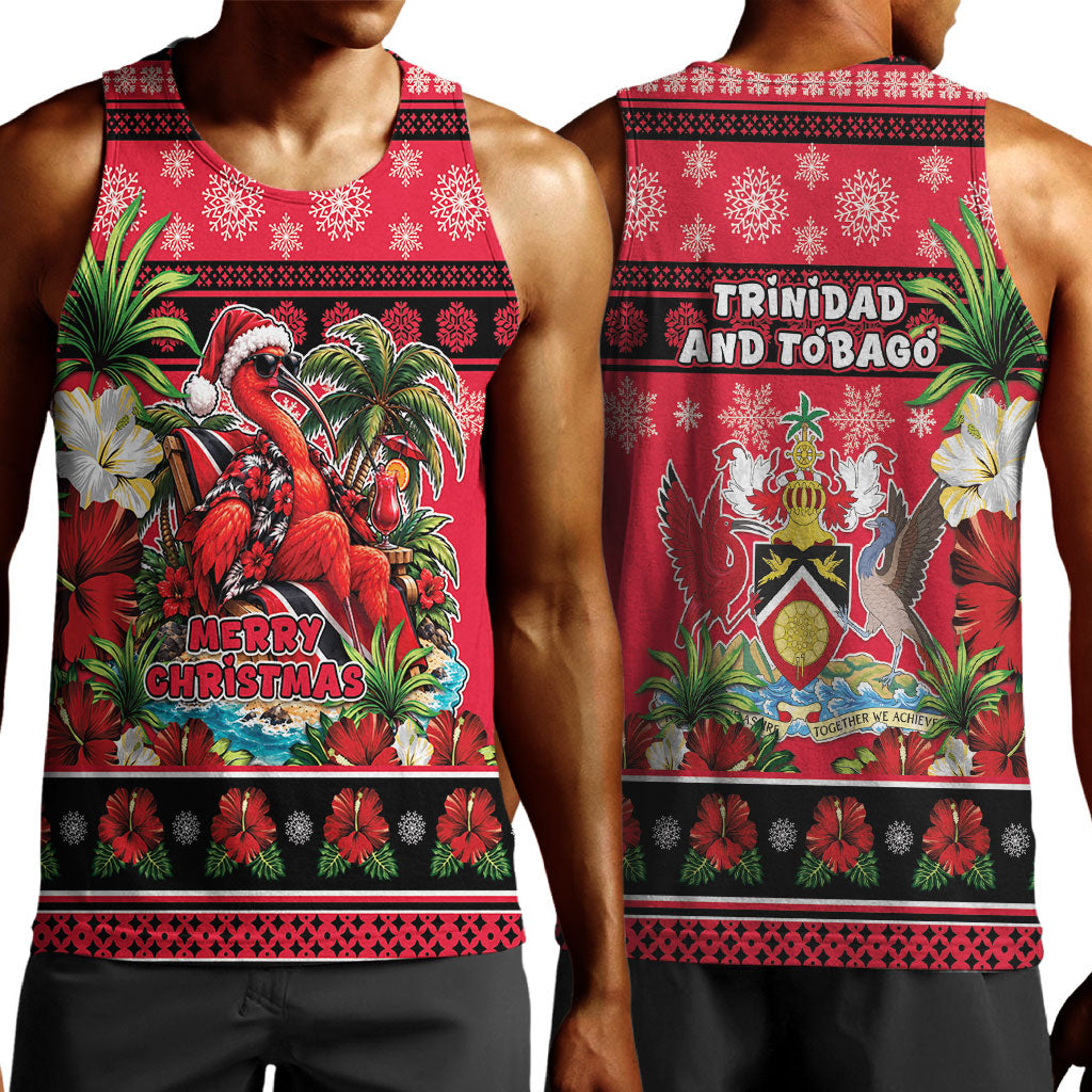 Afro-Trinidadian and Tobagonian Christmas Men Tank Top This Scarlet Ibis Needs A Beach Retreat