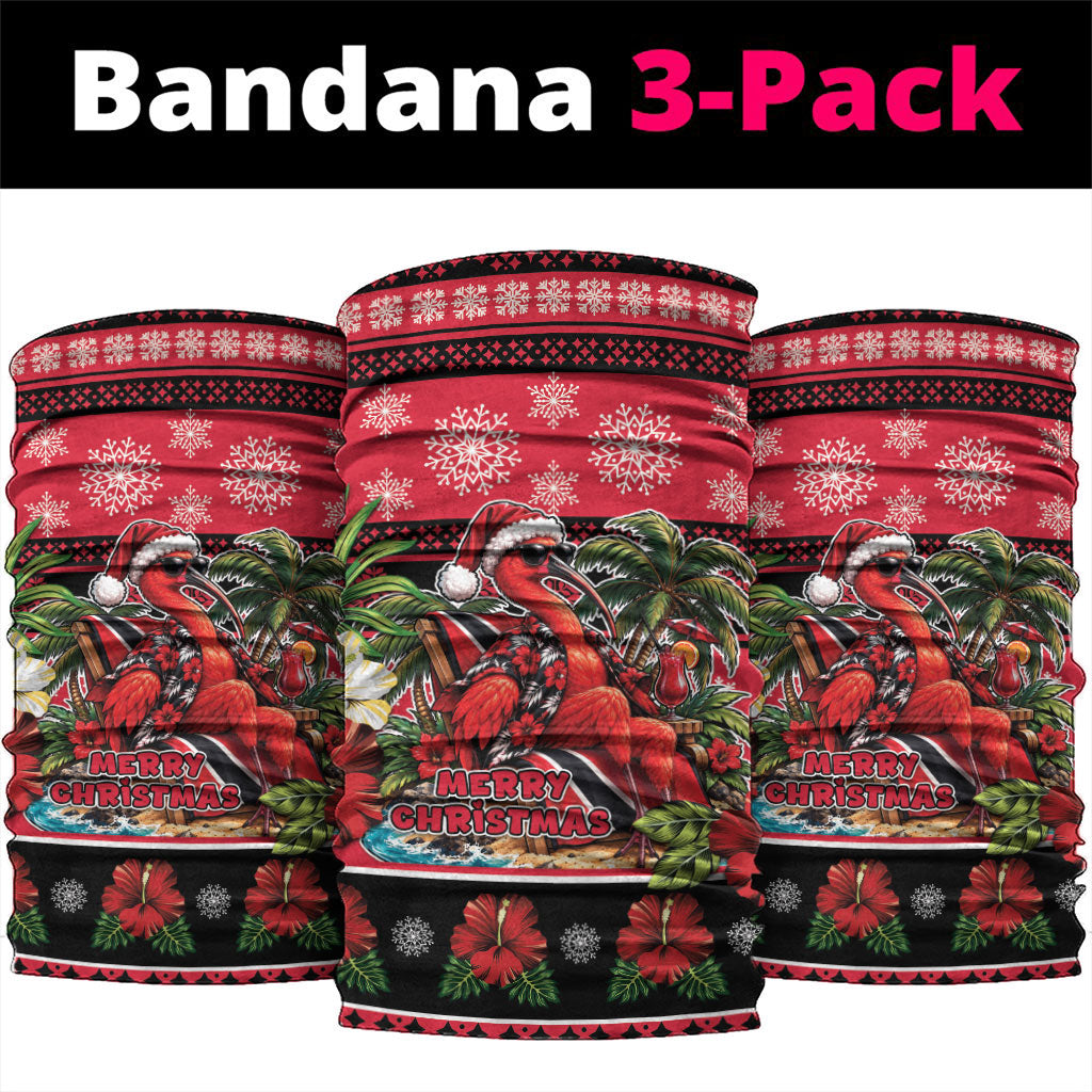 Afro-Trinidadian and Tobagonian Christmas Neck Gaiter This Scarlet Ibis Needs A Beach Retreat