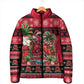 Afro-Trinidadian and Tobagonian Christmas Padded Jacket This Scarlet Ibis Needs A Beach Retreat