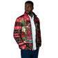 Afro-Trinidadian and Tobagonian Christmas Padded Jacket This Scarlet Ibis Needs A Beach Retreat