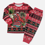 Afro-Trinidadian and Tobagonian Christmas Pajama Set This Scarlet Ibis Needs A Beach Retreat