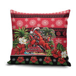 Afro-Trinidadian and Tobagonian Christmas Pillow Cover This Scarlet Ibis Needs A Beach Retreat