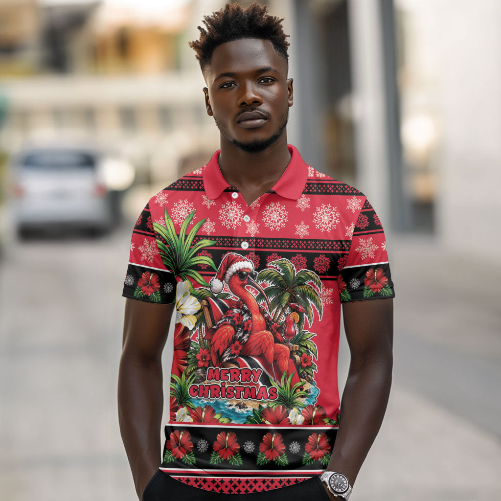 Afro-Trinidadian and Tobagonian Christmas Polo Shirt This Scarlet Ibis Needs A Beach Retreat