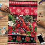 Afro-Trinidadian and Tobagonian Christmas Puzzle This Scarlet Ibis Needs A Beach Retreat