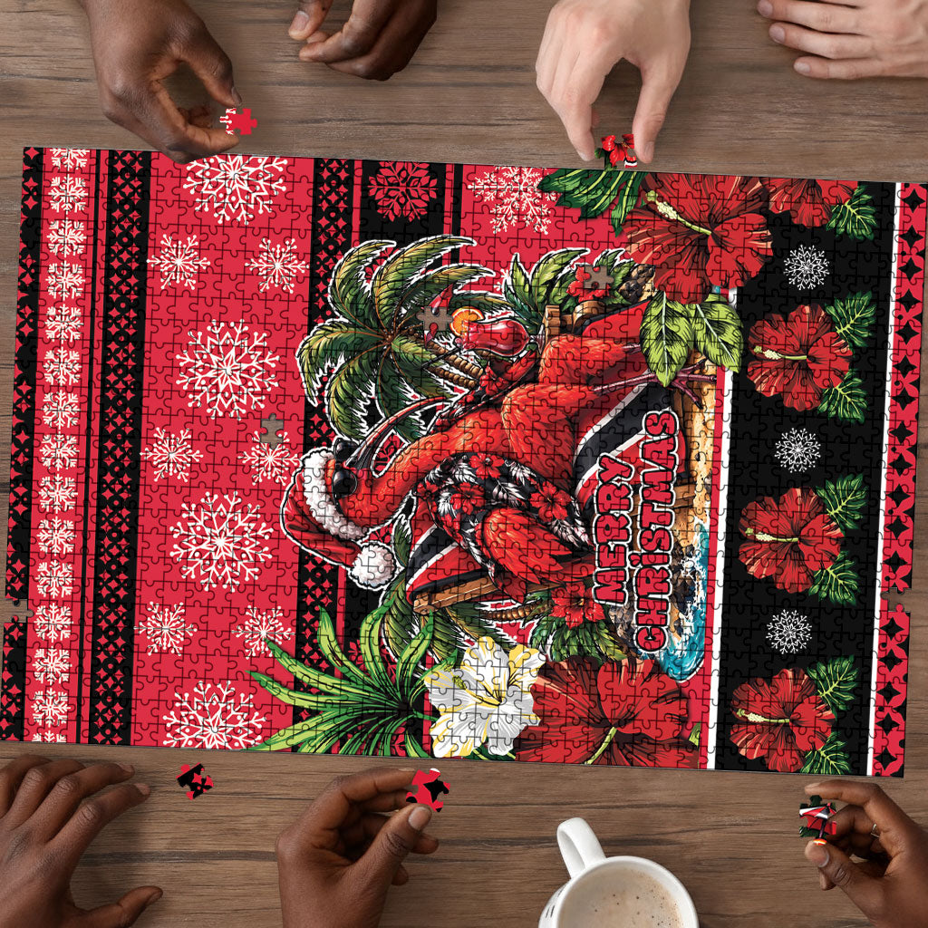 Afro-Trinidadian and Tobagonian Christmas Puzzle This Scarlet Ibis Needs A Beach Retreat