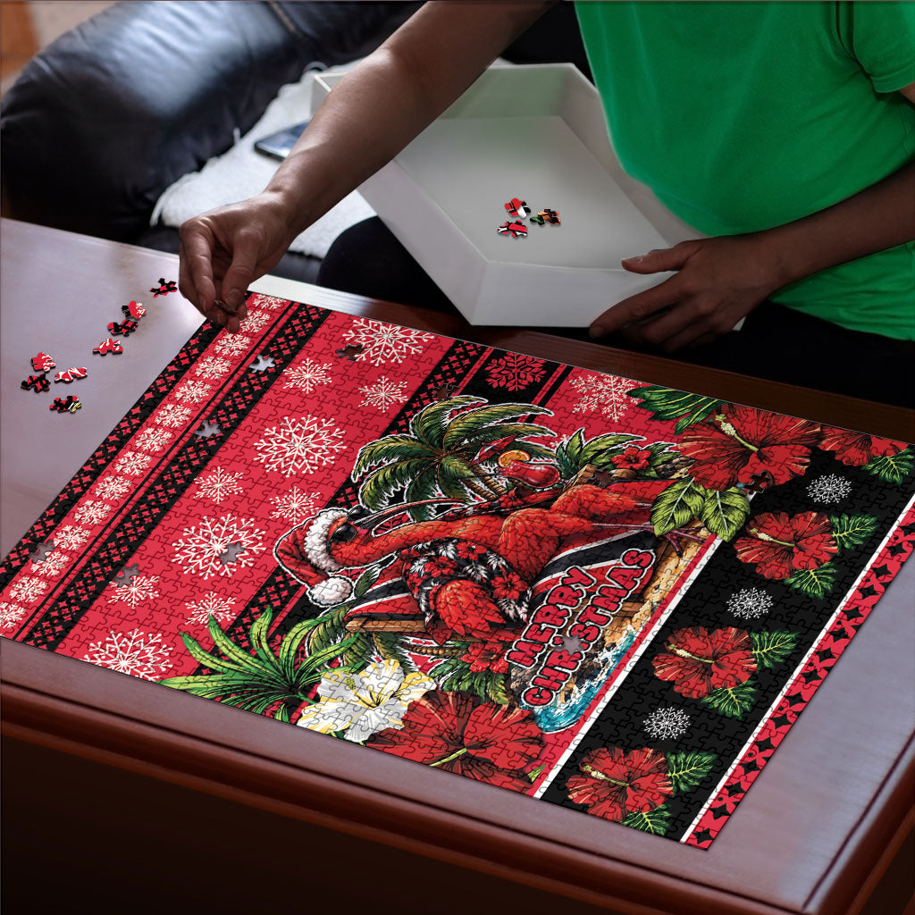 Afro-Trinidadian and Tobagonian Christmas Puzzle This Scarlet Ibis Needs A Beach Retreat