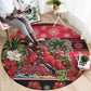Afro-Trinidadian and Tobagonian Christmas Round Carpet This Scarlet Ibis Needs A Beach Retreat