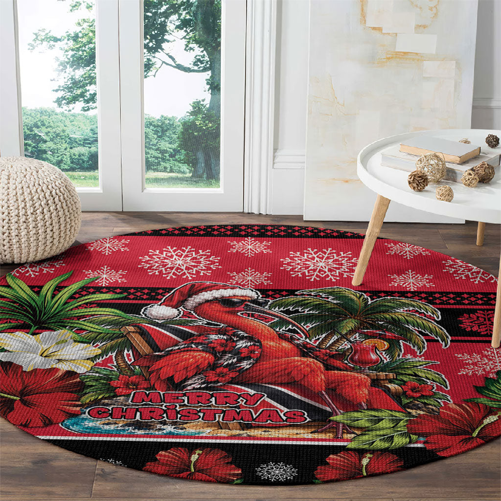Afro-Trinidadian and Tobagonian Christmas Round Carpet This Scarlet Ibis Needs A Beach Retreat