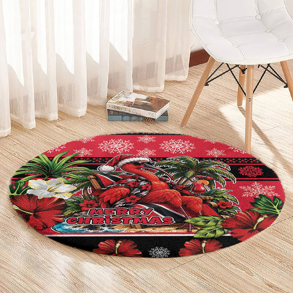 Afro-Trinidadian and Tobagonian Christmas Round Carpet This Scarlet Ibis Needs A Beach Retreat