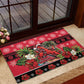 Afro-Trinidadian and Tobagonian Christmas Rubber Doormat This Scarlet Ibis Needs A Beach Retreat