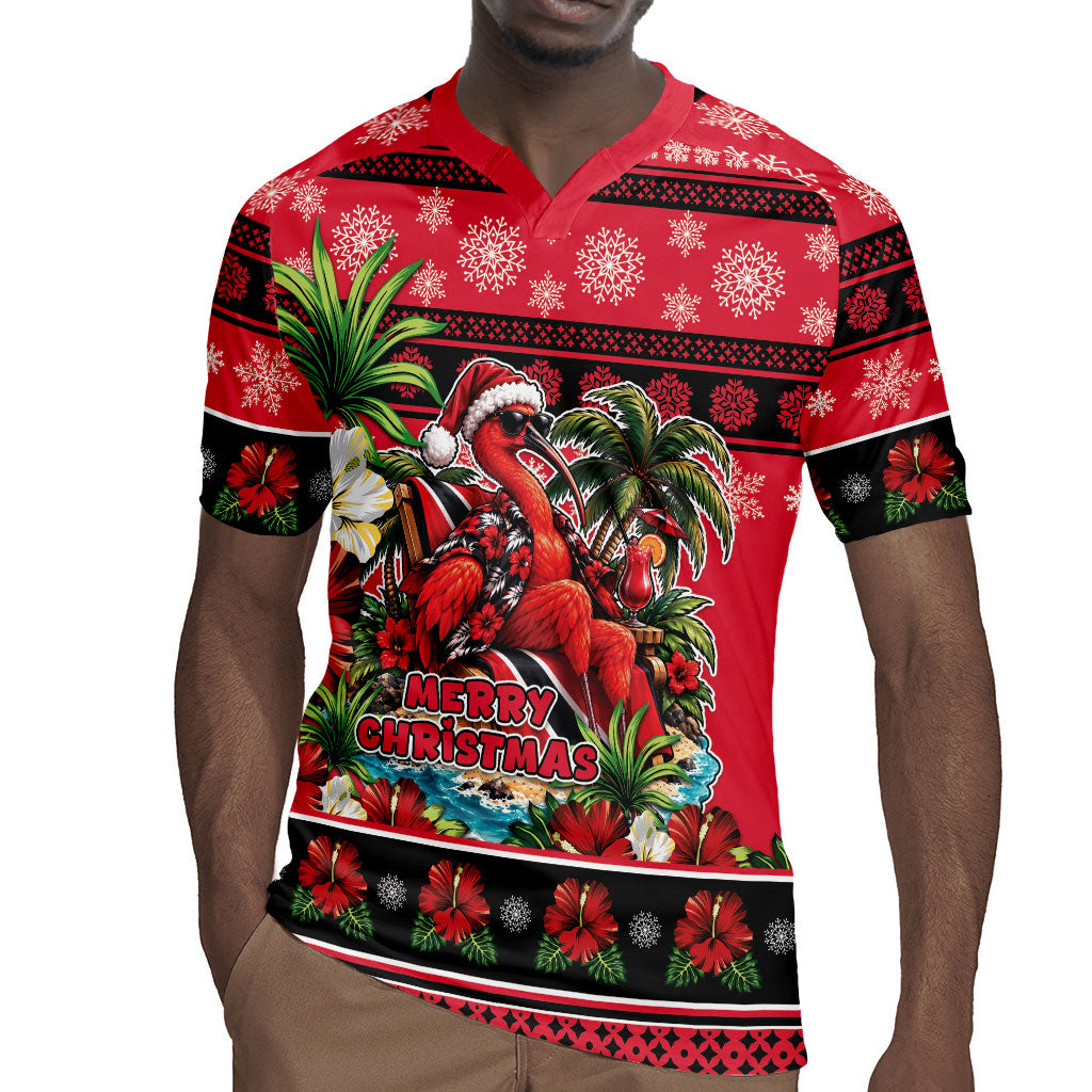 Afro-Trinidadian and Tobagonian Christmas Rugby Jersey This Scarlet Ibis Needs A Beach Retreat